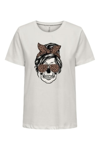 T-shirt en coton biologique - Ecru