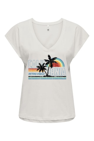 T-shirt en coton biologique - Ecru