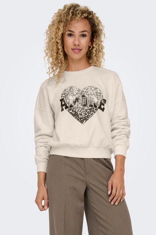 Sweat en coton biologique - Ecru