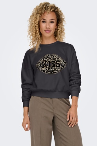 Sweat en coton biologique - Noir
