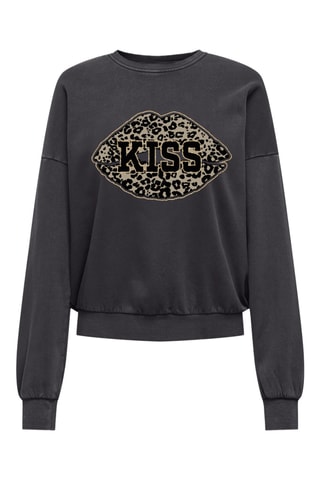 Sweat en coton biologique - Noir