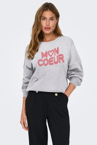 Sweat - Gris clair chiné