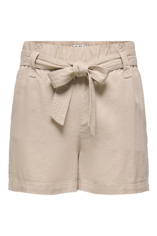 Short en lin - Taupe