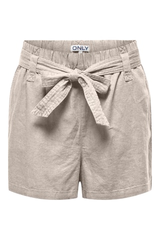 Short en lin - Beige
