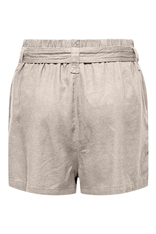 Short en lin - Beige