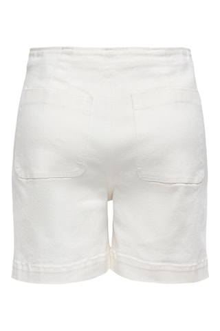 Short en jean - Blanc