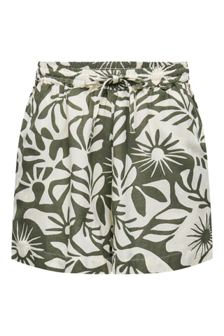 Short taille haute - Kaki