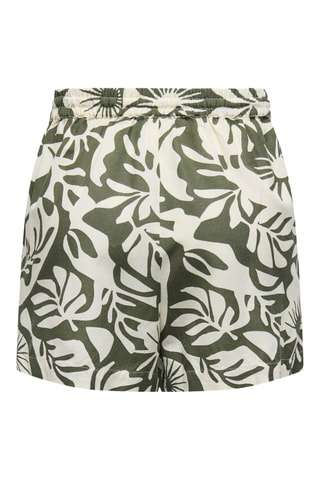 Short taille haute - Kaki