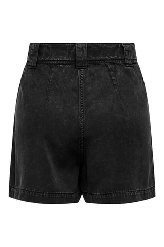 Short en jean - Noir