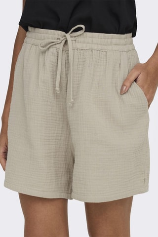 Short en coton biologique - Beige
