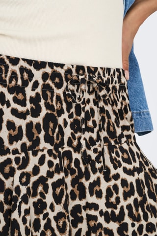 Jupe patineuse taille haute - Ecru