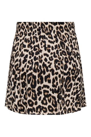 Jupe patineuse taille haute - Ecru