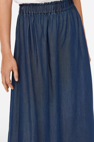 Jupe longue en denim - Bleu