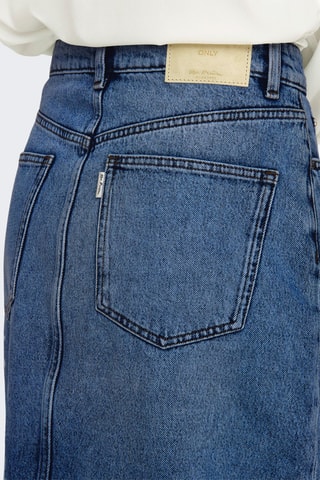 Jupe en jean midi - Bleu