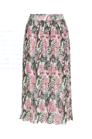 Jupe longue - Vert et rose