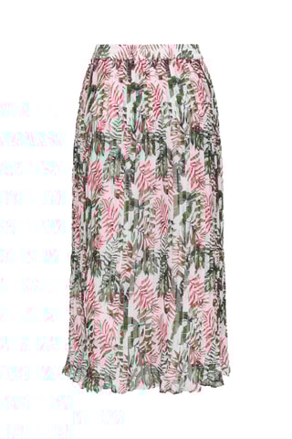Jupe longue - Vert et rose