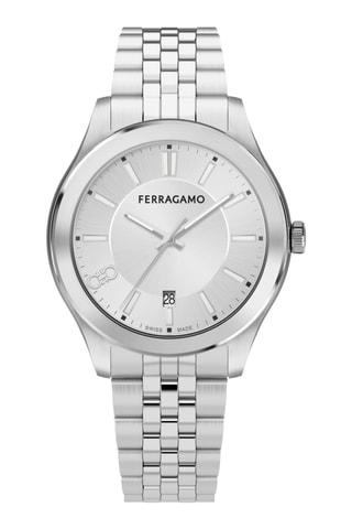 Montre à quartz en acier - Argenté