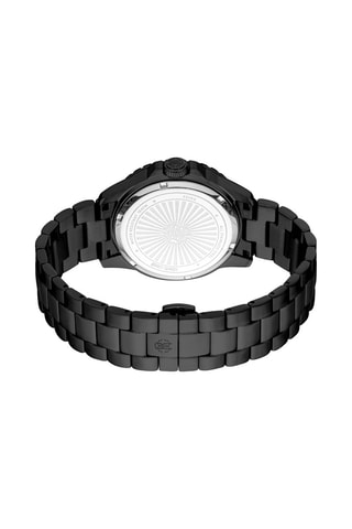 Montre à quartz en acier Sogno - Noir et turquoise