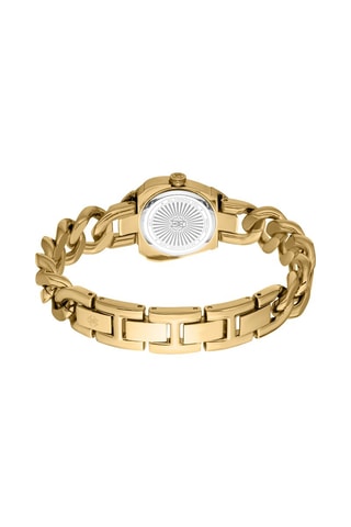 Montre à quartz en acier et nacre Riviera - Doré et blanc