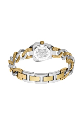 Montre à quartz en acier et nacre Riviera - Doré et argenté