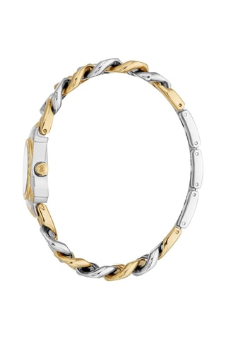 Montre à quartz en acier et nacre Riviera - Doré et argenté