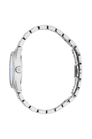Montre à quartz en acier Mirabile - Argenté et bleu marine