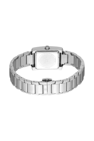Montre à quartz en acier Soletta - Argenté et rose clair