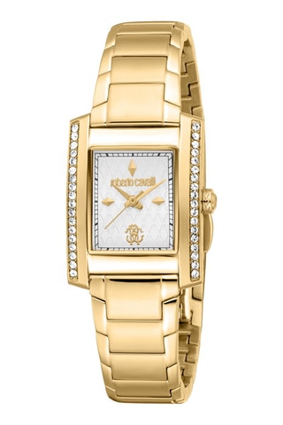 Montre à quartz en acier Soletta - Doré et argenté