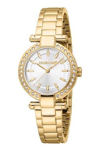 Montre à quartz en acier Delizia - Doré et argenté