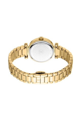 Montre à quartz en acier Delizia - Doré et vert