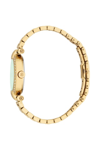 Montre à quartz en acier Delizia - Doré et vert