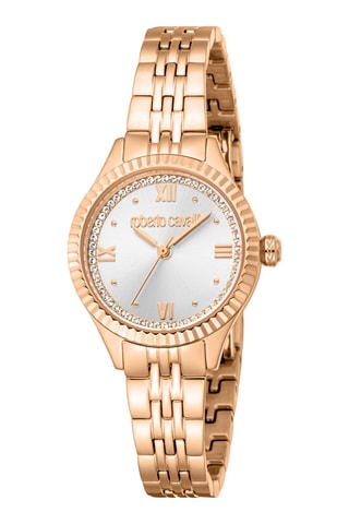 Montre à quartz en acier Fantasia - Doré rose et argenté