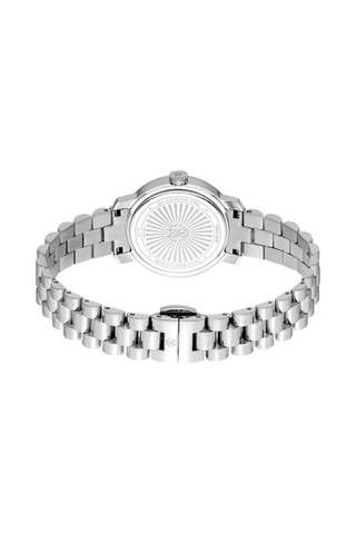 Montre à quartz en acier Fiducia - Argenté et ciel