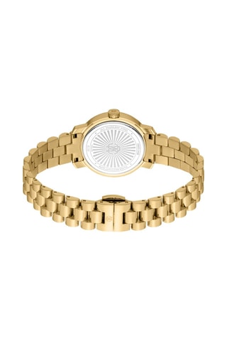 Montre à quartz en acier Fiducia - Doré et argenté
