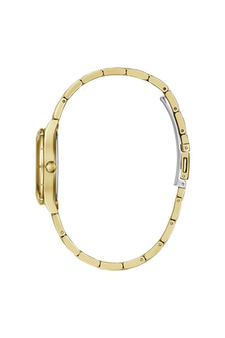 Montre à quartz en acier - Doré et blanc