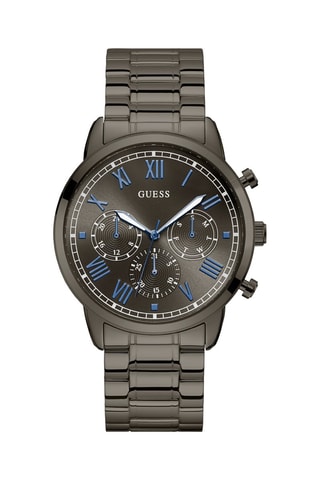 Montre à quartz en acier Hendrix - Gris et bleu