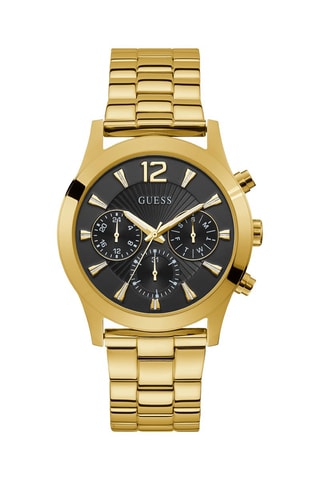 Montre à quartz en acier Skylar - Doré et noir