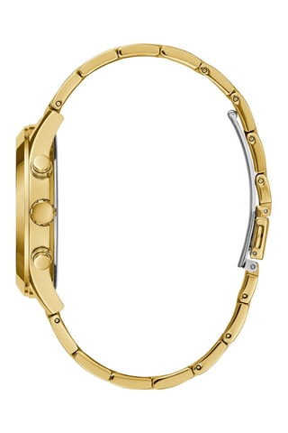Montre à quartz en acier Skylar - Doré et noir