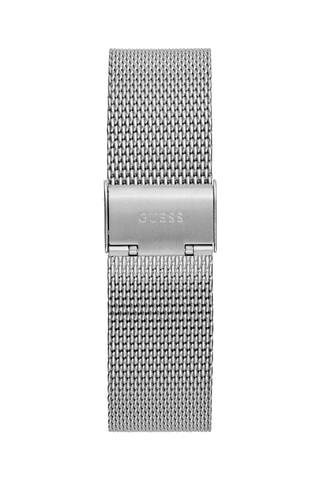 Montre à quartz en acier - Argenté et bleu