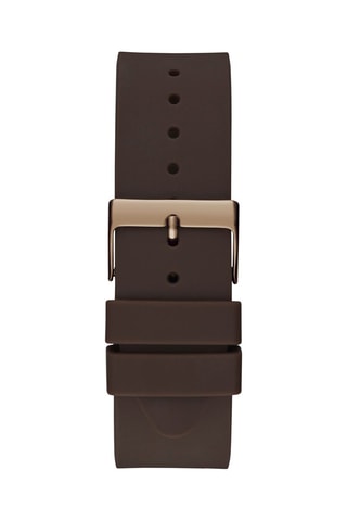 Montre à quartz en silicone - Marron