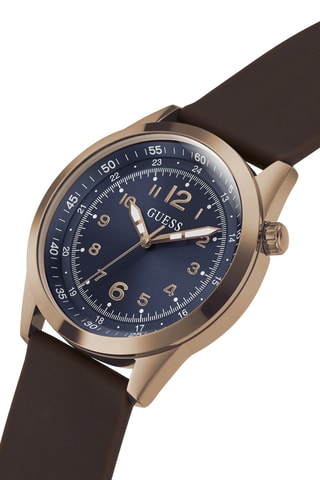 Montre à quartz en silicone - Marron