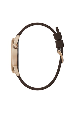 Montre à quartz en silicone - Marron