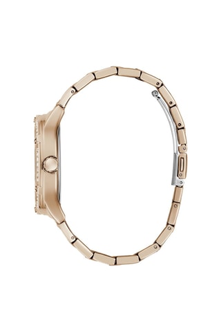 Montre à quartz en acier - Doré rose