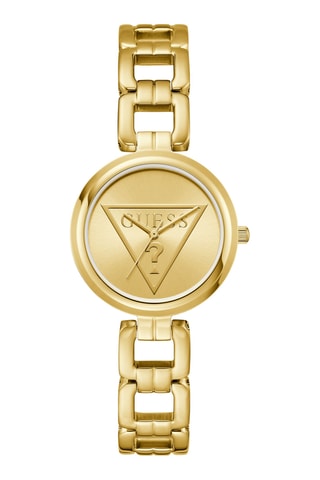 Montre à quartz en acier - Doré