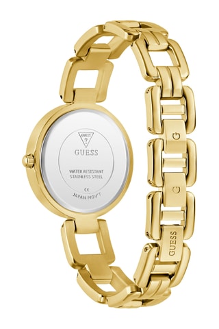Montre à quartz en acier - Doré