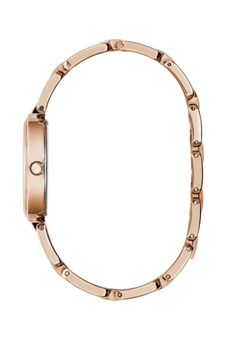 Montre à quartz en acier - Doré rose