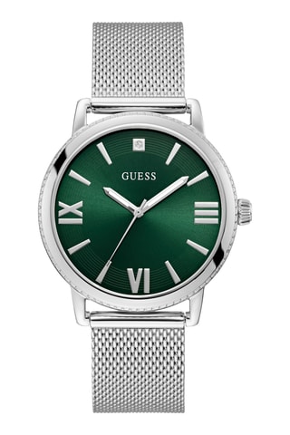 Montre à quartz en acier - Argenté et vert