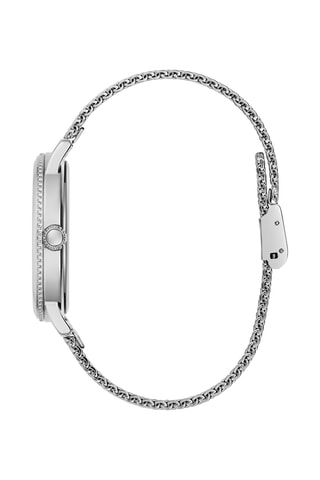 Montre à quartz en acier - Argenté et vert