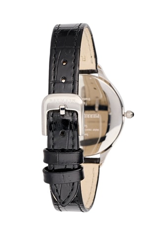 Montre à quartz en cuir Balmain Maestria - Noir et argenté