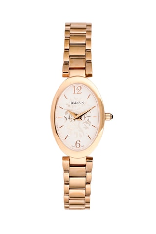 Montre à quartz en acier Madrigal - Doré rose et blanc
